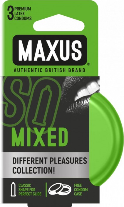 Презервативы в железном кейсе MAXUS Mixed - 3 шт. - Maxus - купить с доставкой в Грозном