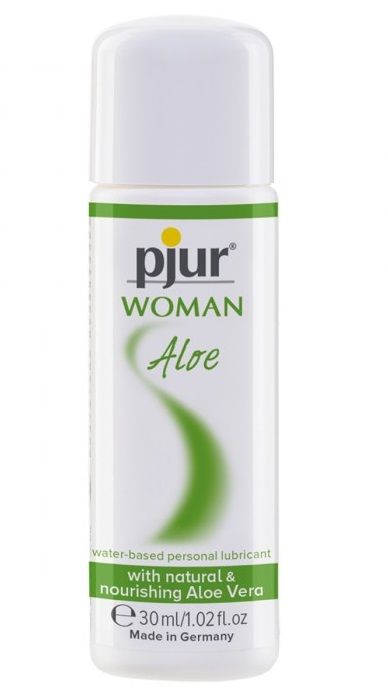 Лубрикант на водной основе pjur WOMAN Aloe - 30 мл. - Pjur - купить с доставкой в Грозном