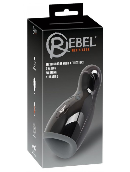 Черный мастурбатор Rebel Masturbator с нагревом - Orion - в Грозном купить с доставкой
