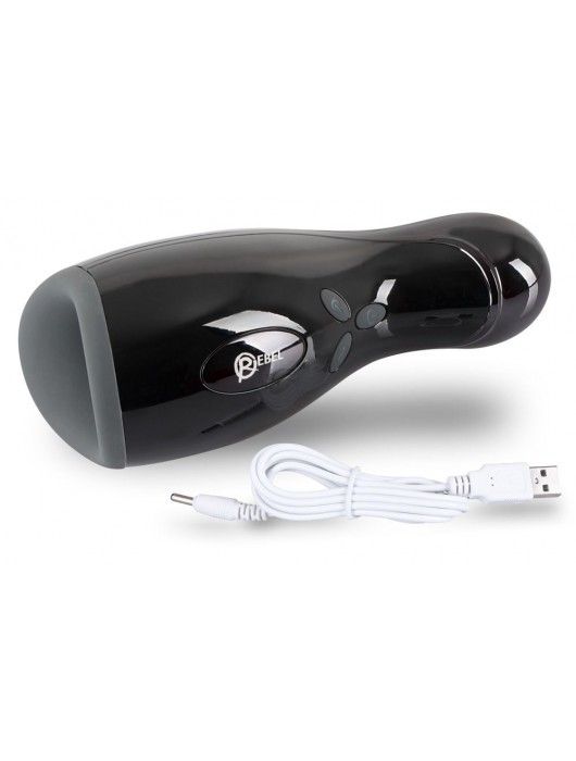Черный мастурбатор Rebel Masturbator с нагревом - Orion - в Грозном купить с доставкой