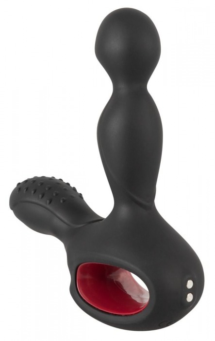 Черный вибромассажер простаты с нагревом и ротацией Prostate Plug - 14,5 см. - Orion - в Грозном купить с доставкой
