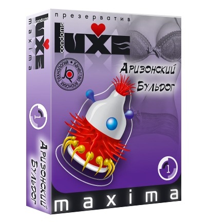 Презерватив LUXE Maxima  Аризонский Бульдог  - 1 шт. - Luxe - купить с доставкой в Грозном