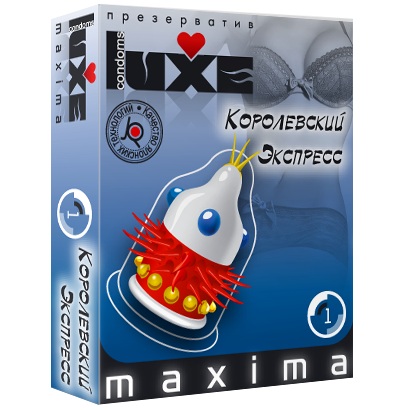 Презерватив LUXE Maxima  Королевский экспресс  - 1 шт. - Luxe - купить с доставкой в Грозном