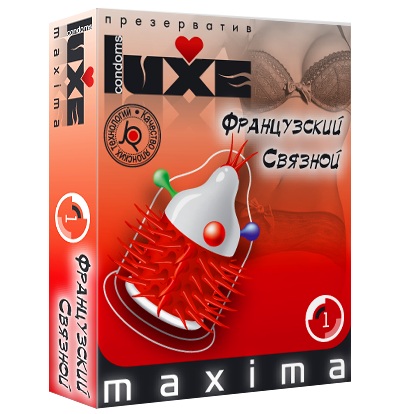 Презерватив LUXE Maxima  Французский связной  - 1 шт. - Luxe - купить с доставкой в Грозном