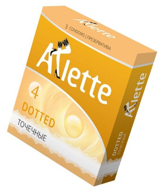 Презервативы Arlette Dotted с точечной текстурой - 3 шт. - Arlette - купить с доставкой в Грозном