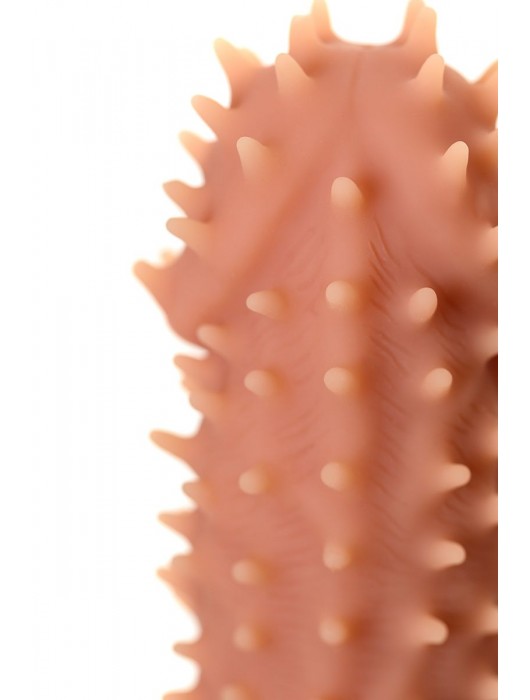 Телесная реалистичная насадка KOKOS Extreme Sleeve 07 с дополнительной стимуляцией - 12,7 см. - KOKOS - в Грозном купить с доставкой