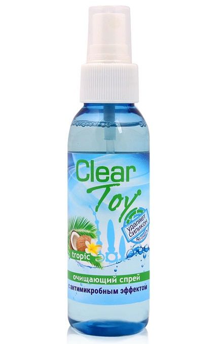 Очищающий спрей для игрушек CLEAR TOY Tropic - 100 мл. - Биоритм - купить с доставкой в Грозном