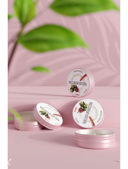 Массажная свеча «Массажный коктейль» с ароматом пина колады - 30 мл. - ToyFa - купить с доставкой в Грозном