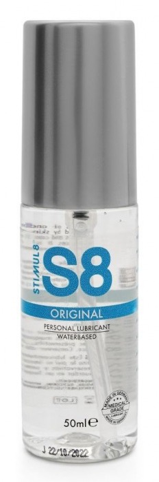 Универсальный лубрикант на водной осноdе S8 Original Lube - 50 мл. - Stimul8 - купить с доставкой в Грозном