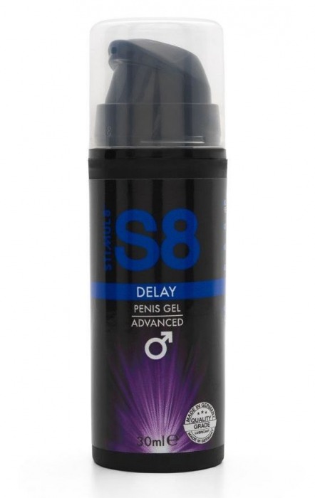 Пролонгирующий гель для мужчин S8 Delay Gel - 30 мл. - Stimul8 - купить с доставкой в Грозном