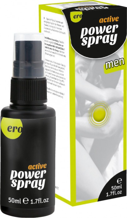 Стимулирующий спрей для мужчин Active Power Spray - 50 мл. - Ero - купить с доставкой в Грозном