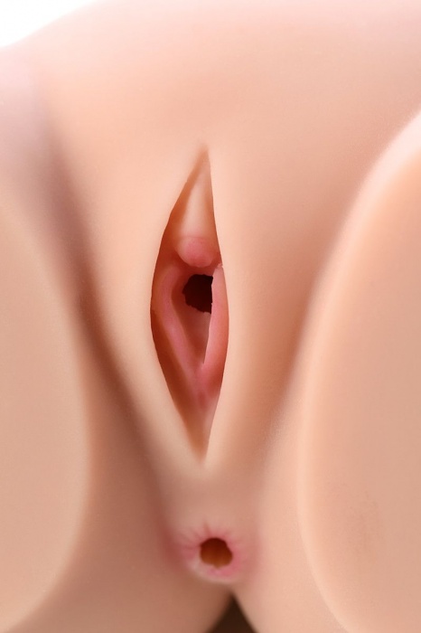 Мастурбатор-полуторс Cherry с вибрацией и двумя любовными тоннелями - KOKOS - в Грозном купить с доставкой