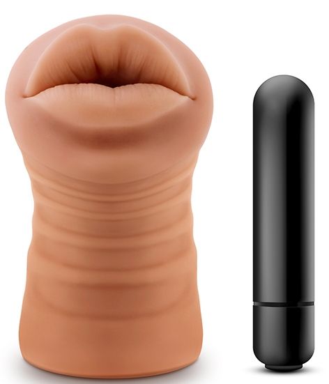 Кофейный мастурбатор-ротик Isabella - Blush Novelties - в Грозном купить с доставкой