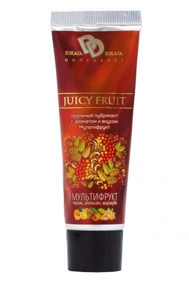 Интимный съедобный лубрикант JUICY FRUIT с ароматом фруктов - 30 мл. - БиоМед - купить с доставкой в Грозном