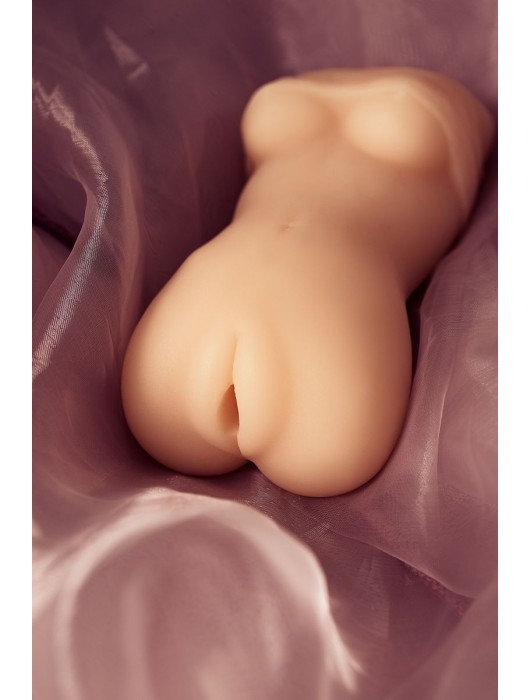 Телесный мастурбатор в виде женской фигурки - Toyfa Basic - в Грозном купить с доставкой