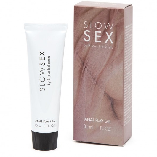 Лубрикант на водной основе Slow Sex Anal Play Gel - 30 мл. - Bijoux Indiscrets - купить с доставкой в Грозном