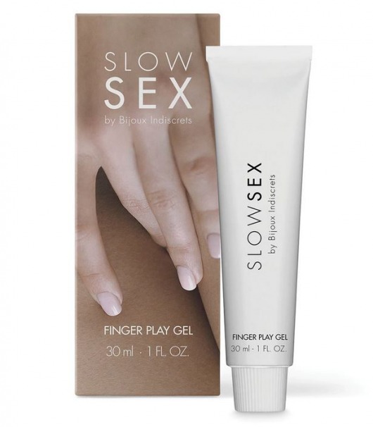 Гель для мастурбации с ароматом кокоса Slow Sex Finger Play Gel - 30 мл. - Bijoux Indiscrets - купить с доставкой в Грозном