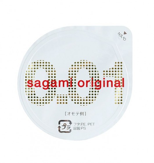 Супертонкий презерватив Sagami Original 0.01 - 1 шт. - Sagami - купить с доставкой в Грозном