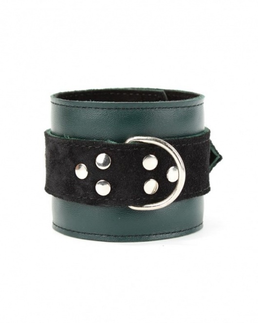 Изумрудные наручники Ladys Arsenal на карабинах - БДСМ Арсенал - купить с доставкой в Грозном