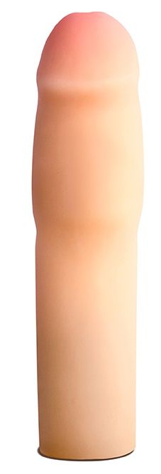 Телесная насадка-удлинитель на пенис PERFORMANCE 1.5INCH COCK XTENDER - 16 см. - Blush Novelties - в Грозном купить с доставкой