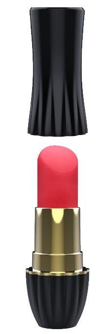 Клиторальный стимулятор-помада LIPSTICK - 9,3 см. - Dream Toys - купить с доставкой в Грозном