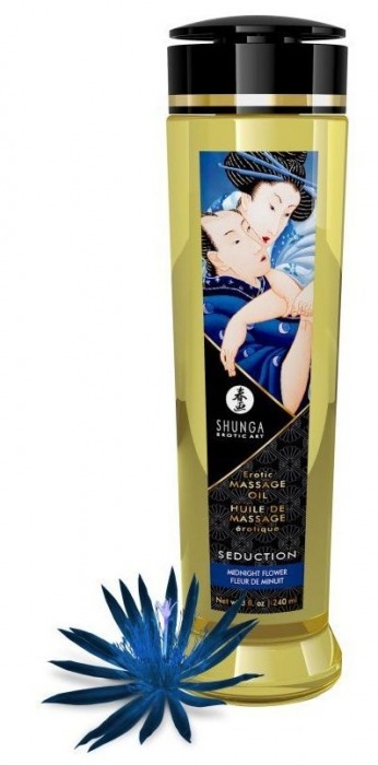 Массажное масло с ароматом ночных цветов Seduction - 240 мл. - Shunga - купить с доставкой в Грозном