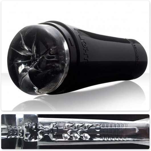 Черный мастурбатор-анус Fleshlight - Flight Pilot - Fleshlight - в Грозном купить с доставкой