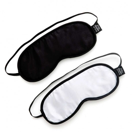 Набор из двух масок на глаза Soft Blindfold Twin Pack - Fifty Shades of Grey - купить с доставкой в Грозном