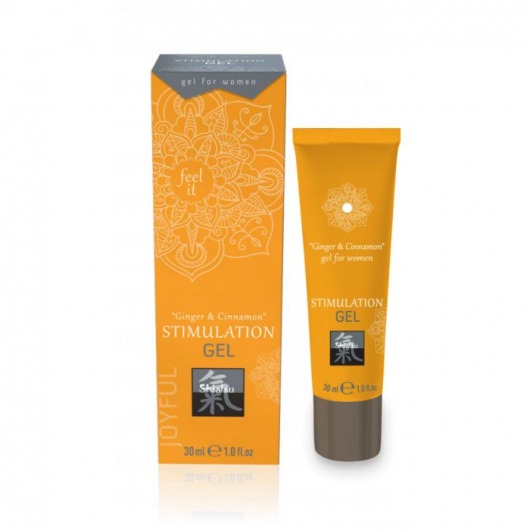 Возбуждающий интимный гель STIMULATION GEL Ginger   Cinnamon - 30 мл. - Shiatsu - купить с доставкой в Грозном