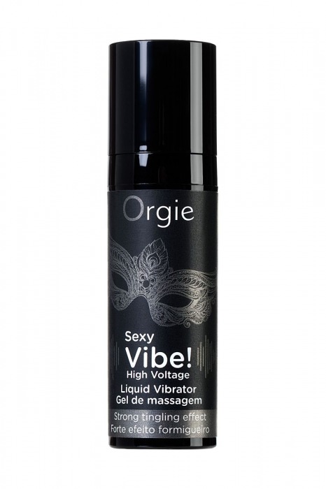 Гель для массажа ORGIE Sexy Vibe High Voltage с эффектом вибрации - 15 мл. - ORGIE - купить с доставкой в Грозном