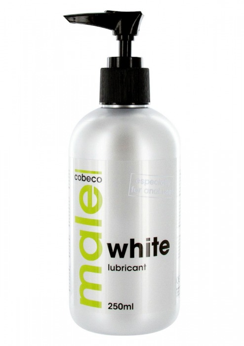 Анальная смазка на водной основе MALE Cobeco White Lubricant - 250 мл. - Cobeco - купить с доставкой в Грозном