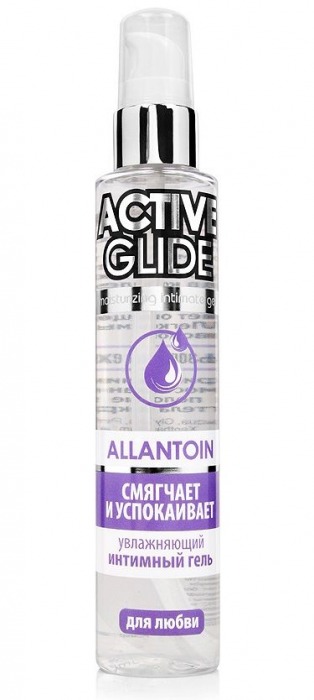 Увлажняющий интимный гель Active Glide Allantoin - 100 гр. - Биоритм - купить с доставкой в Грозном