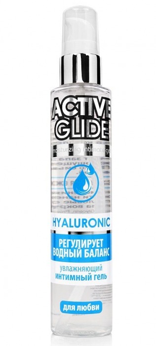 Увлажняющий интимный гель Active Glide Hyaluronic - 100 гр. - Биоритм - купить с доставкой в Грозном