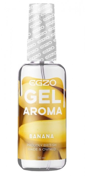 Интимный лубрикант EGZO AROMA с ароматом банана - 50 мл. - EGZO - купить с доставкой в Грозном