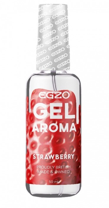 Интимный лубрикант EGZO AROMA с ароматом клубники - 50 мл. - EGZO - купить с доставкой в Грозном