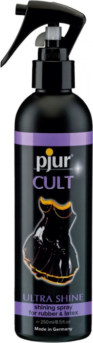 Спрей для ухода за одеждой из латекса pjur CULT Ultra Shine - 250 мл. - Pjur - купить с доставкой в Грозном