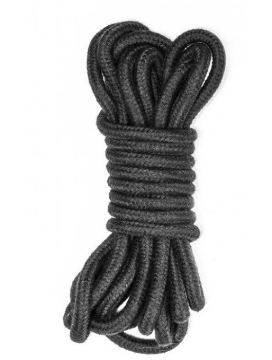 Черная веревка Do Not Disturb - 5 м. - Lola Games - купить с доставкой в Грозном