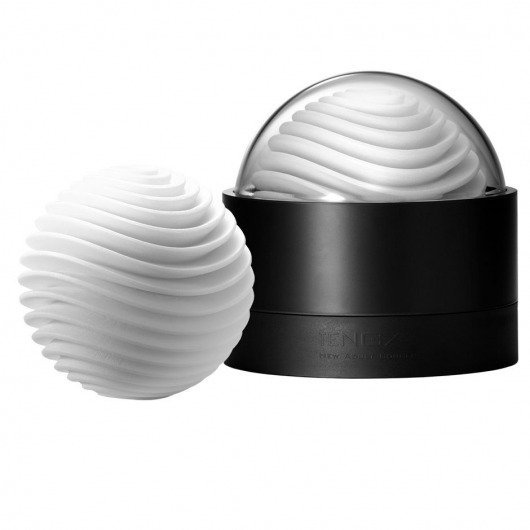 Белый мастурбатор Tenga Geo Aqua - Tenga - в Грозном купить с доставкой