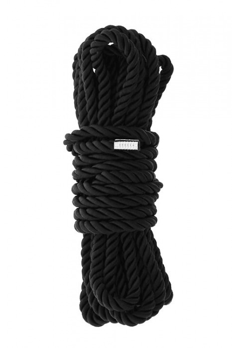 Черная веревка для шибари DELUXE BONDAGE ROPE - 5 м. - Dream Toys - купить с доставкой в Грозном