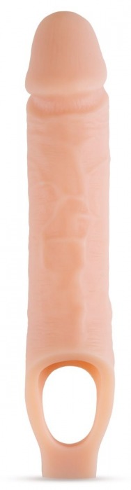 Телесный реалистичный фаллоудлинитель 10 Inch Silicone Cock Sheath Penis Extender - 25,4 см. - Blush Novelties - в Грозном купить с доставкой