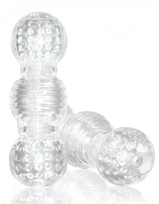 Прозрачный фигурный мастурбатор Master Stroker - Blush Novelties - в Грозном купить с доставкой