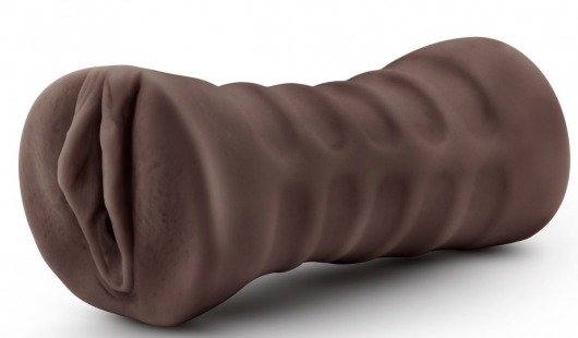 Коричневый мастурбатор-вагина Hot Chocolate Brianna - Blush Novelties - в Грозном купить с доставкой