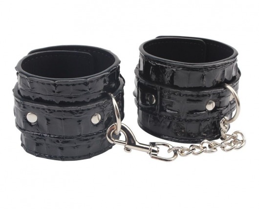 Черные наручники Surrender Wrist Restraints - Chisa - купить с доставкой в Грозном