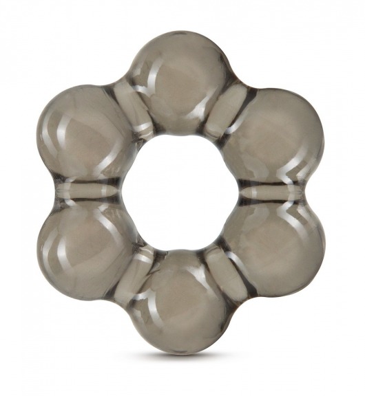 Дымчатое эрекционное кольцо Stay Hard Thick Bead Cock Ring - Blush Novelties - в Грозном купить с доставкой