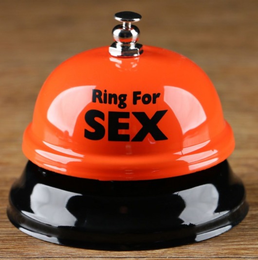 Настольный звонок RING FOR SEX - Сима-Ленд - купить с доставкой в Грозном