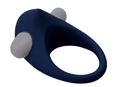 Гладкое синее эрекционное виброкольцо STIMU RING - Dream Toys - в Грозном купить с доставкой