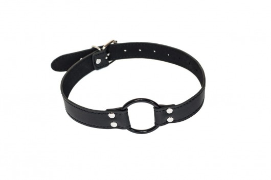 Черный кляп-кольцо Modesty - Lola Games - купить с доставкой в Грозном