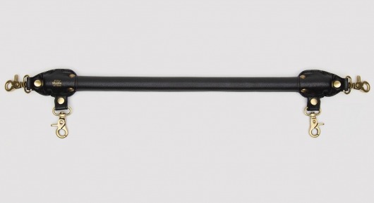 Черная распорка для ног Bound to You Faux Leather Spreader Bar - 50,8 см. - Fifty Shades of Grey - купить с доставкой в Грозном