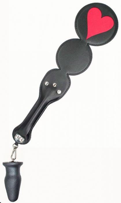 Шлёпалка  Черви  с анальным плагом - LOVETOY (А-Полимер) - купить с доставкой в Грозном