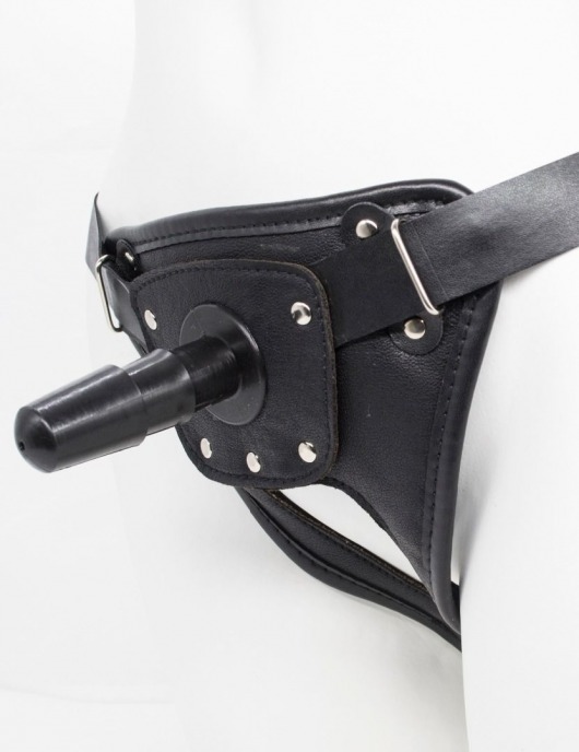 Черный пояс для насадок CLASS STRAP Restyling - LOVETOY (А-Полимер) - купить с доставкой в Грозном